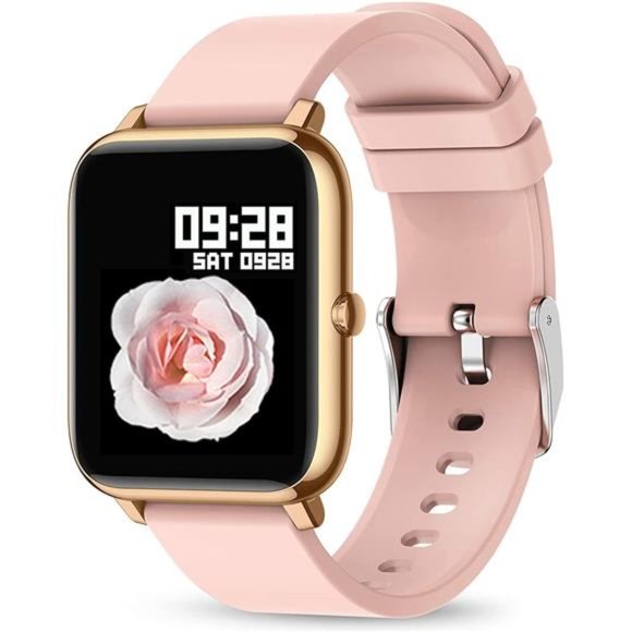 Smart Watch, Fitness Tracker with Heart Rate Monitor, Blood Pressure, Tracking